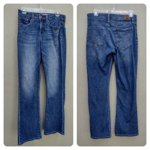 Levi Bootcut Signature Totally Shaping Blue Jeans Size 28 x 30 w/ 9.5 inch rise